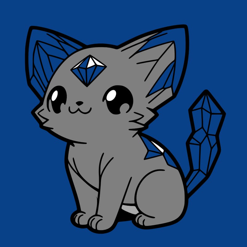 crystal kitten
