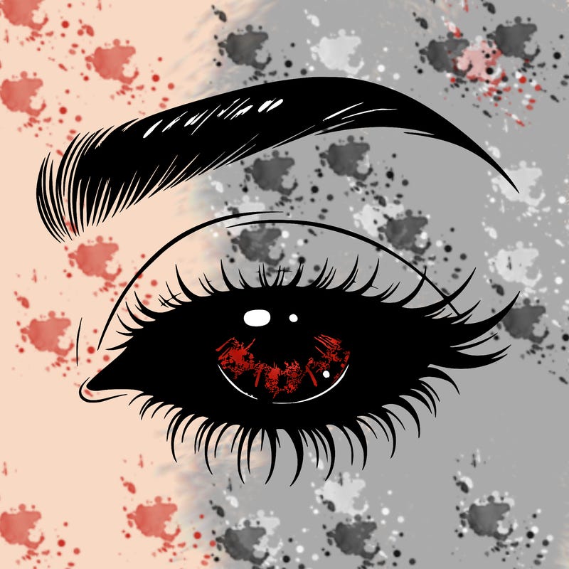 eye closed realistic