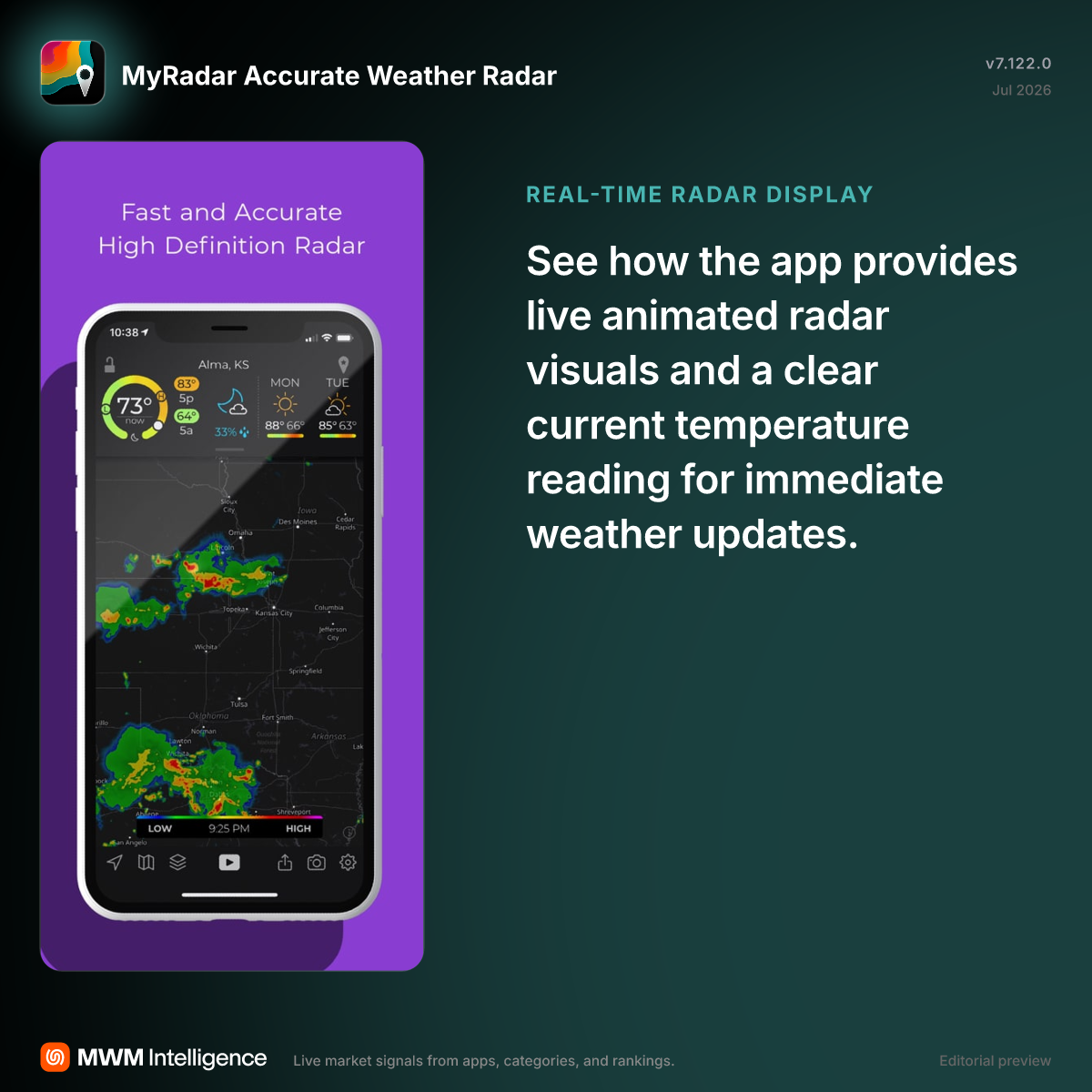 MyRadar Accurate Weather Radar - Weather App | MWM