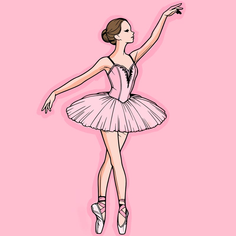 realistic ballerina