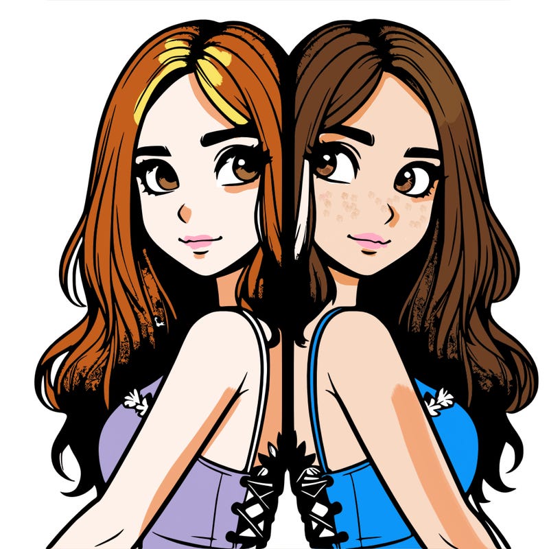 a realistic girl split