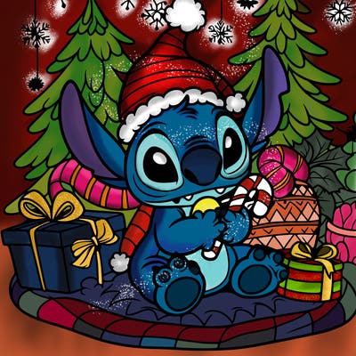 stitch christmas