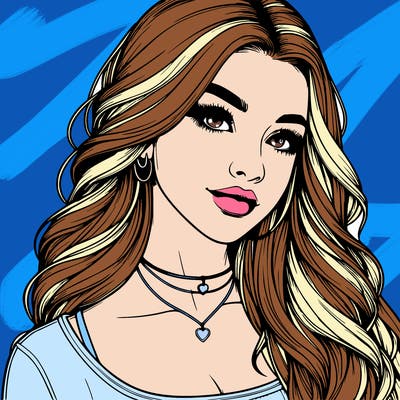 detailed realistic girl