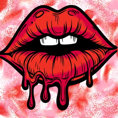 lips that look realistic and drip