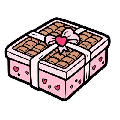 a box of chocolate for valentines day