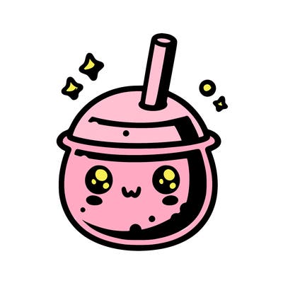 pink boba