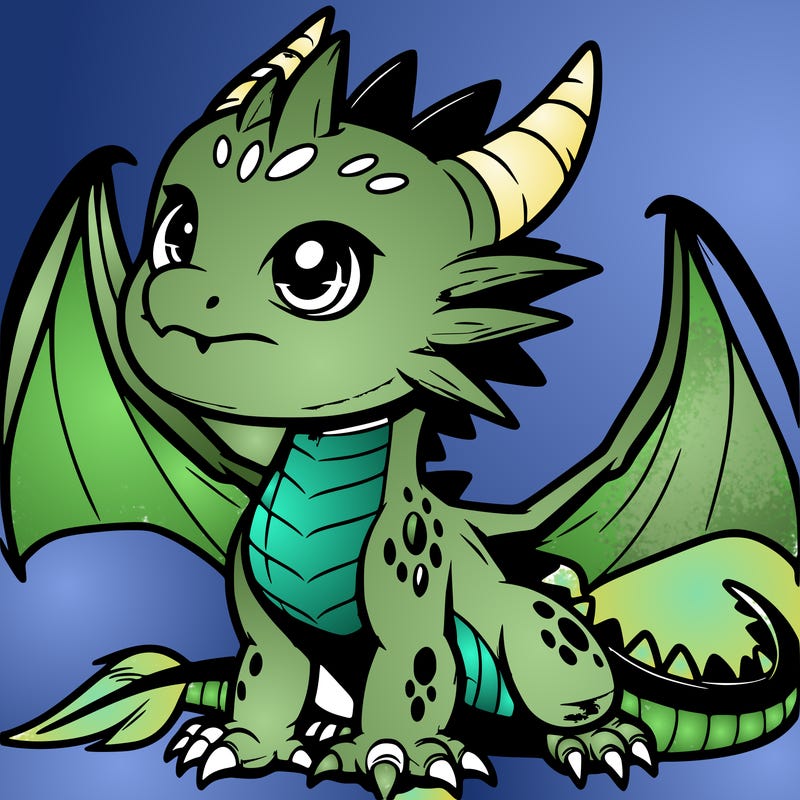 fierce baby night dragon