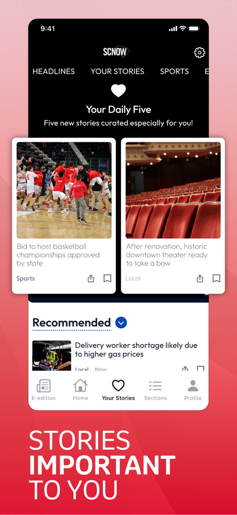 SCNow Florence Morning News - Personalized news feed on the SCNow Florence Morning News mobile app featuring local sports and community stories.