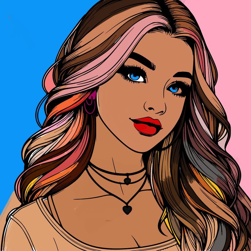 detailed realistic girl