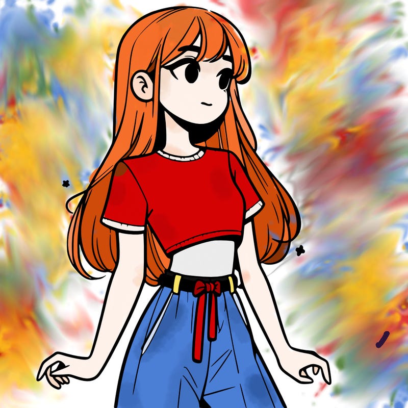 girl in a cute crop top