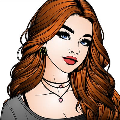 detailed realistic girl