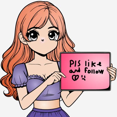 realistic pretty girl holding blank sign