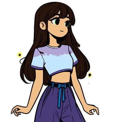 girl in a cute crop top