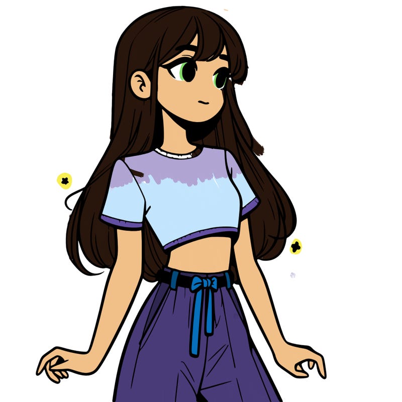 girl in a cute crop top