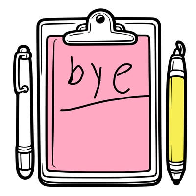 blank clip board with pen