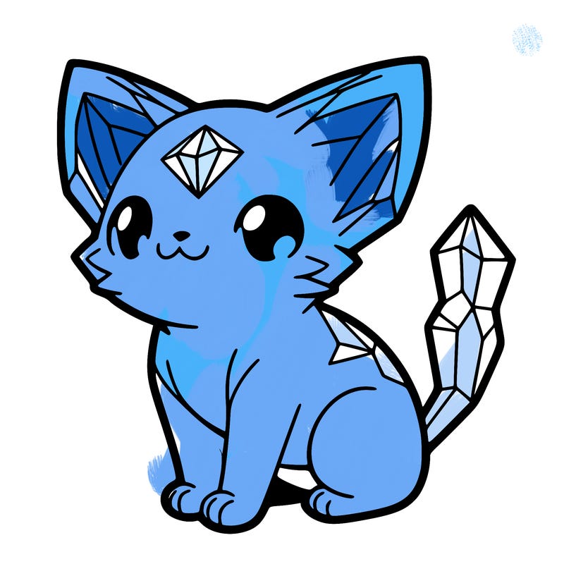 crystal kitten