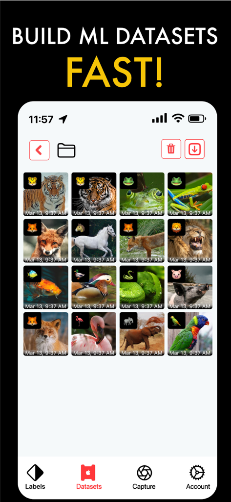 AI Capture: Create ML Datasets - Developer Tools App | MWM