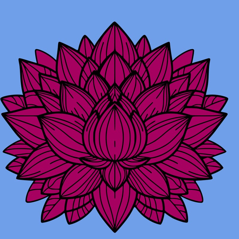 lotus flower mandala