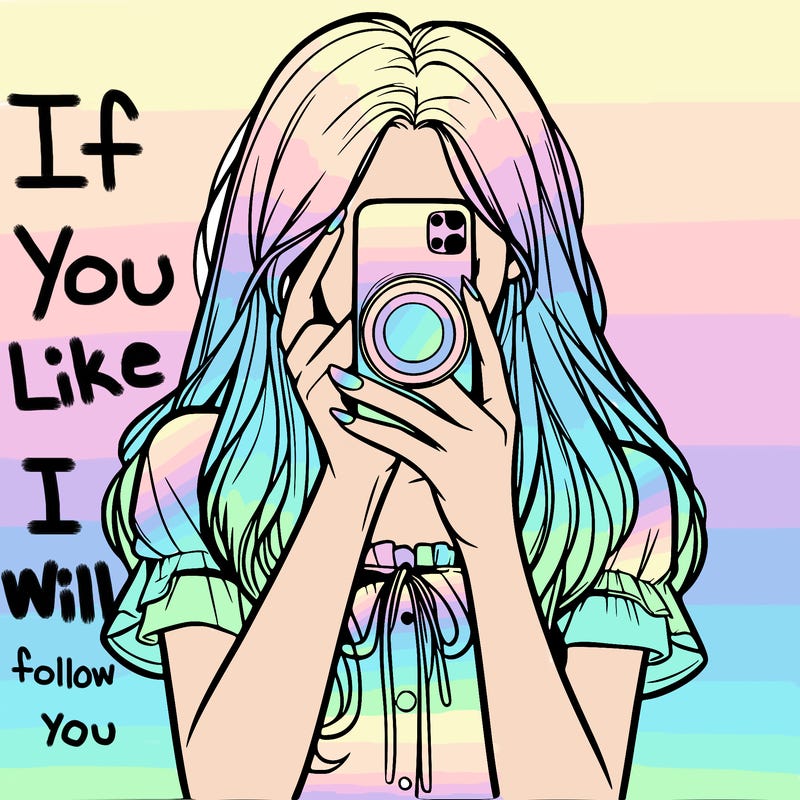 a realistic girl holding her phone taking pictures