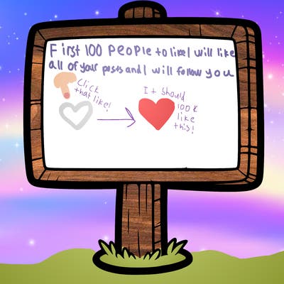 a blank sign