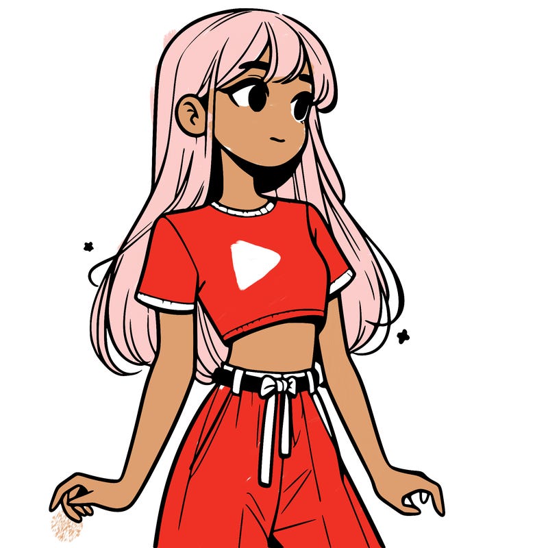 girl in a cute crop top