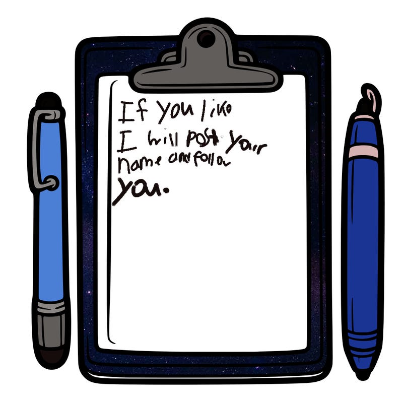 blank clip board with pen