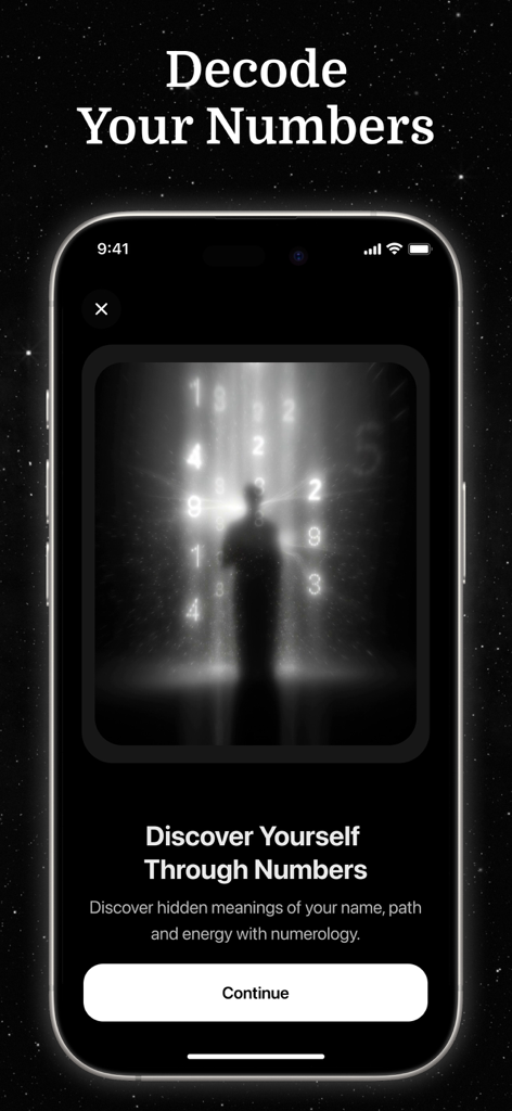 Luna AI - Soulmate Drawing - Luna AI numerology feature screen for self discovery through numbers