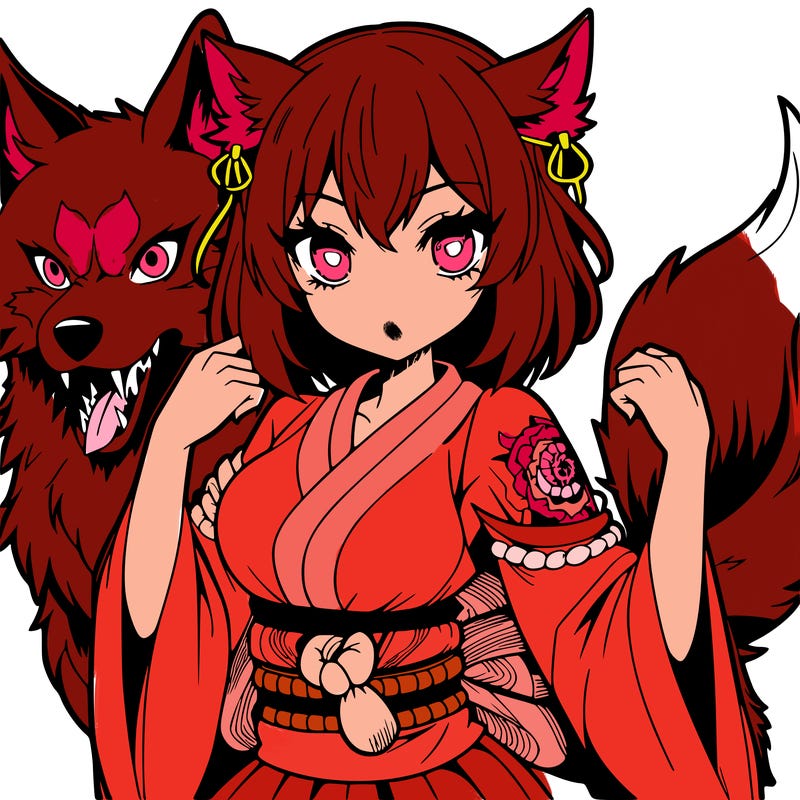 anime werewolf girl