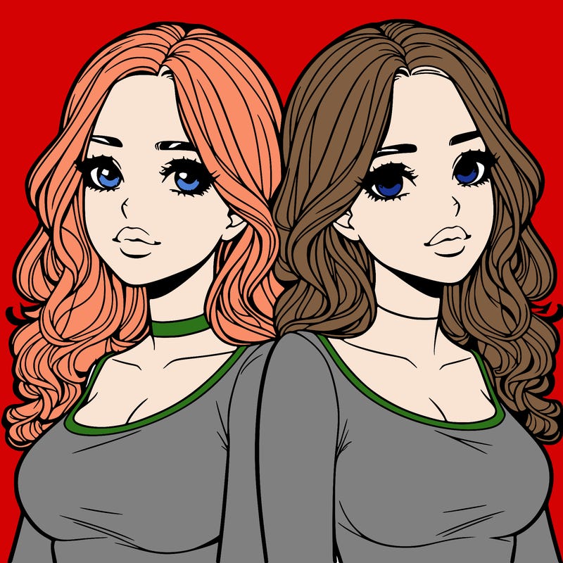 realistic twin sisters