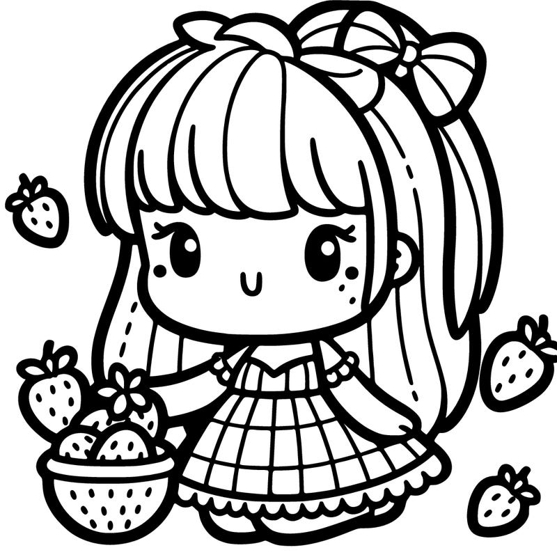strawberry girl