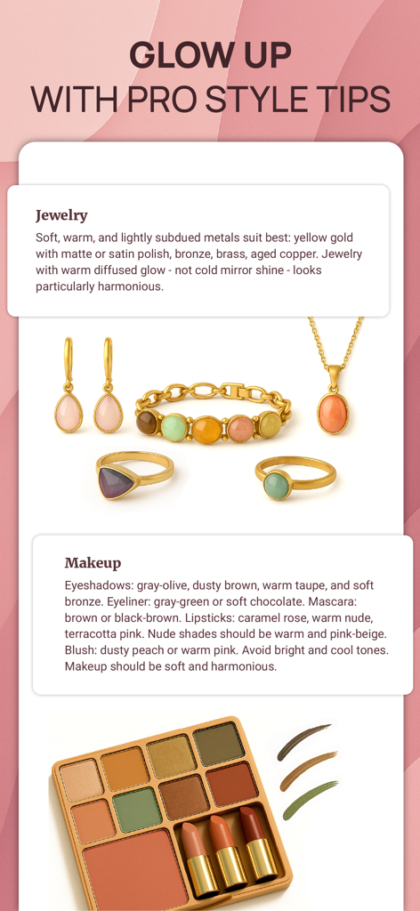 Color Analysis - Dressika - Professional style tips for jewelry and makeup based on seasonal color analysis.