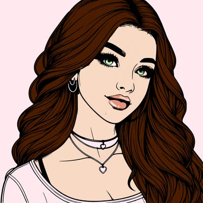 detailed realistic girl
