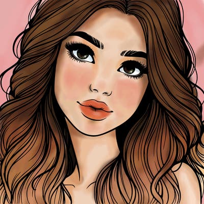 beautiful realistic girl