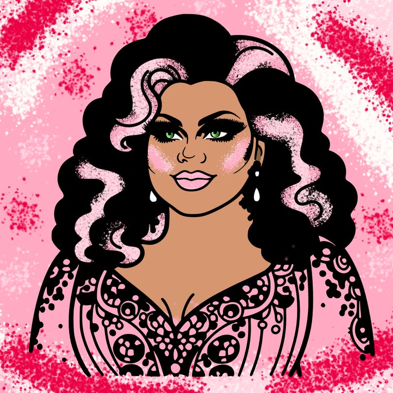 realistic plus size drag queen