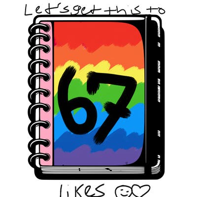 blank, realistic notebook