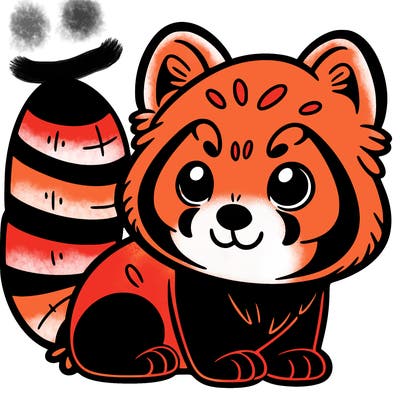 red panda