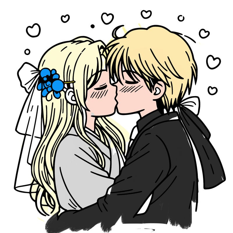 kissing