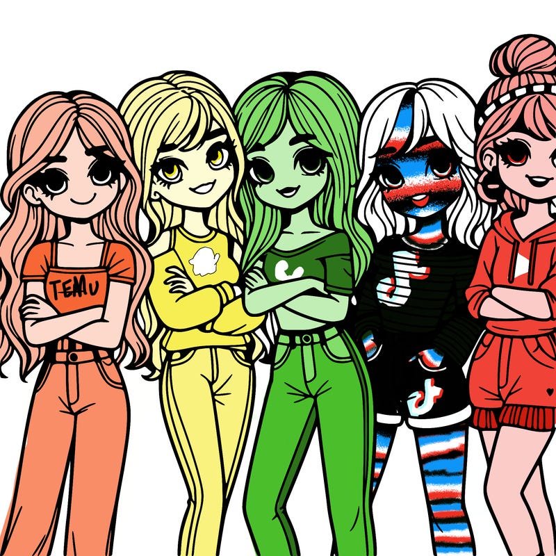 group of girl friends