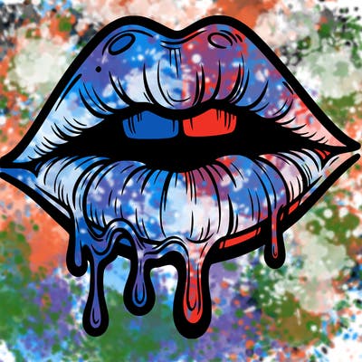 lips that look realistic and drip