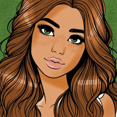 beautiful realistic girl