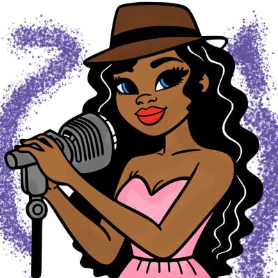 black woman singer
