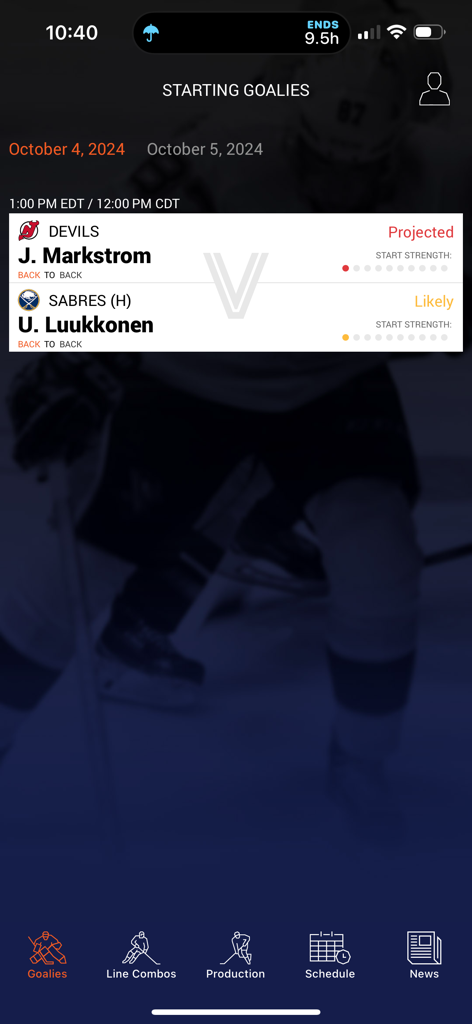 Left Wing Lock Fantasy Hockey - Sports App | MWM