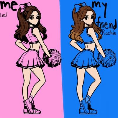 realistic cheerleader