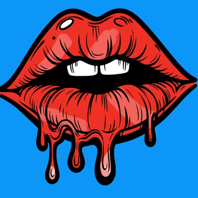 lips that look realistic and drip