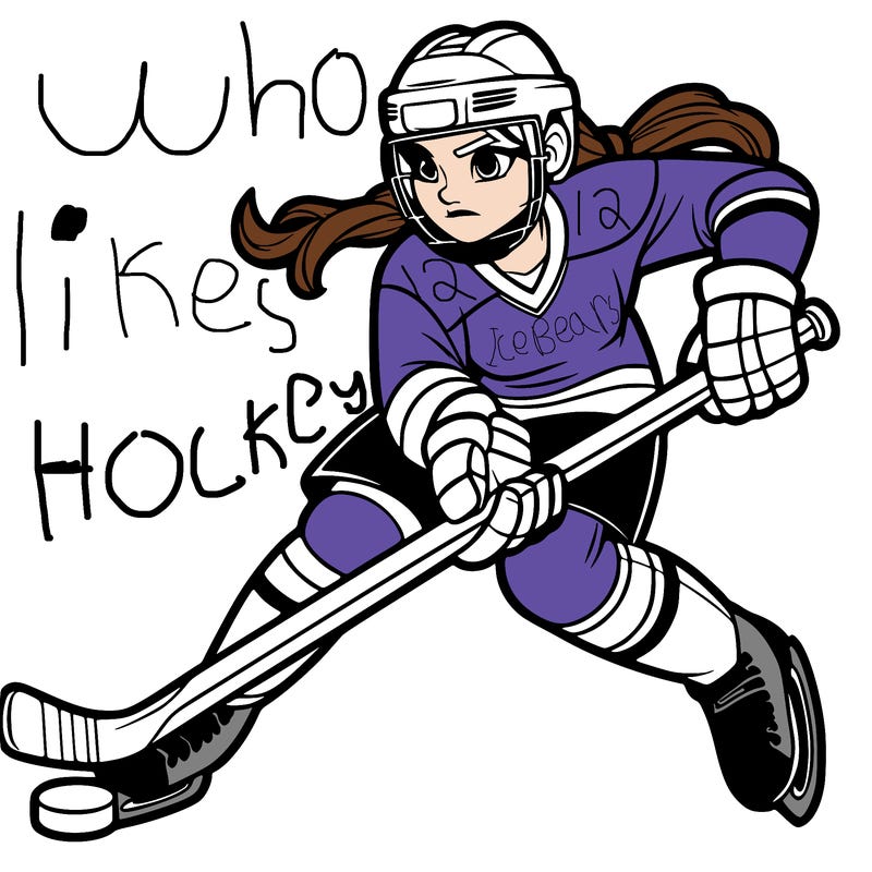 hockey player  female