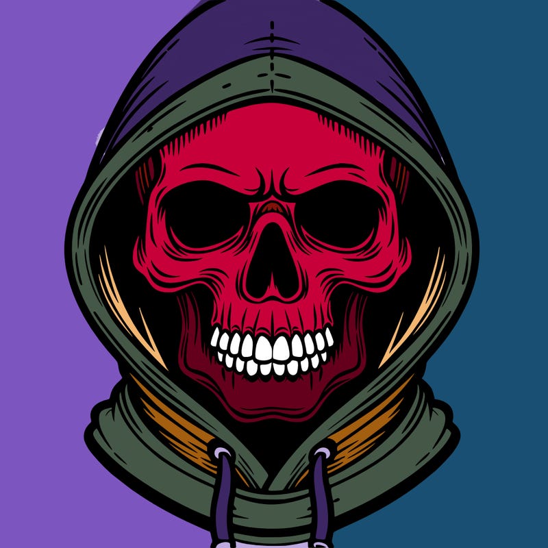 skull hoodie