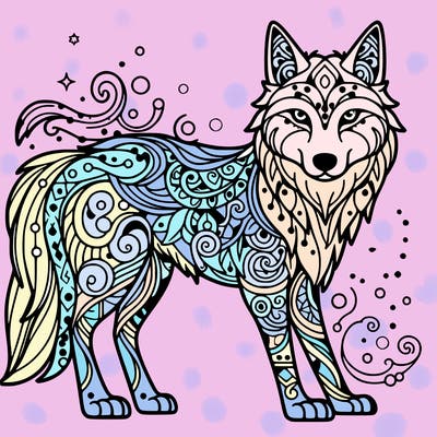 mystical wolf