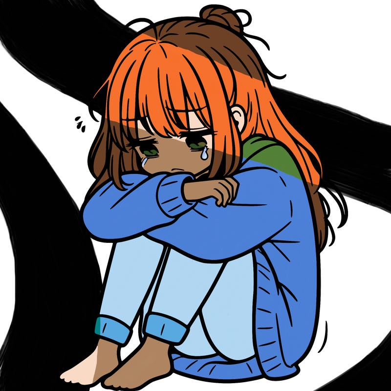 depressed girl