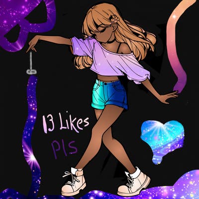 realistic girl danceing