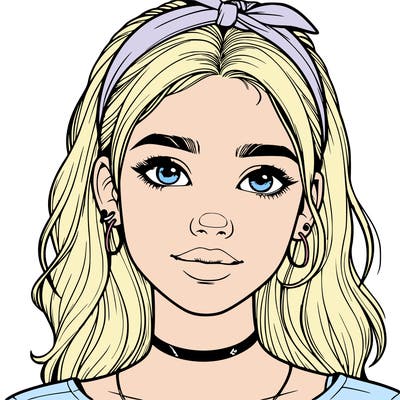 realistic teenage girl